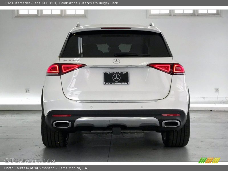 Polar White / Macchiato Beige/Black 2021 Mercedes-Benz GLE 350