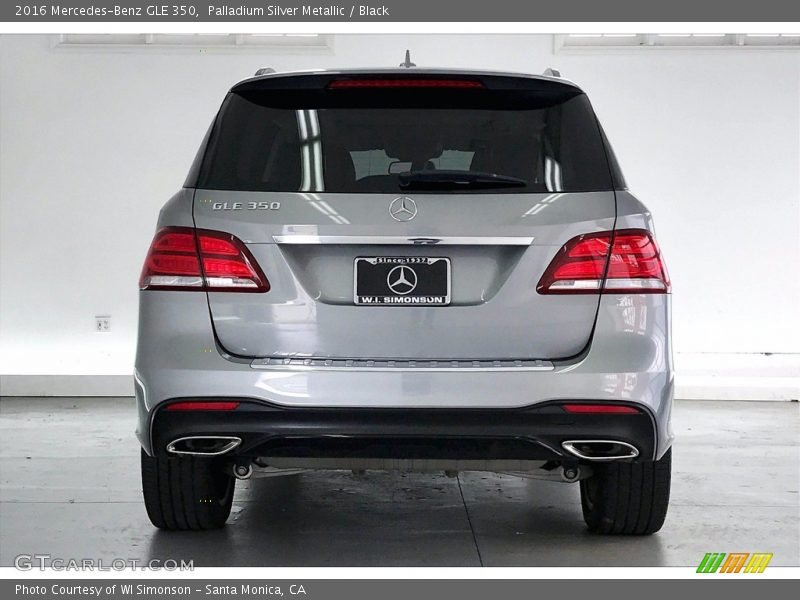 Palladium Silver Metallic / Black 2016 Mercedes-Benz GLE 350