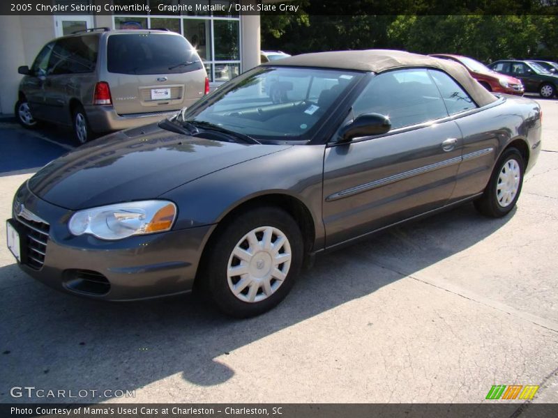 Graphite Metallic / Dark Slate Gray 2005 Chrysler Sebring Convertible