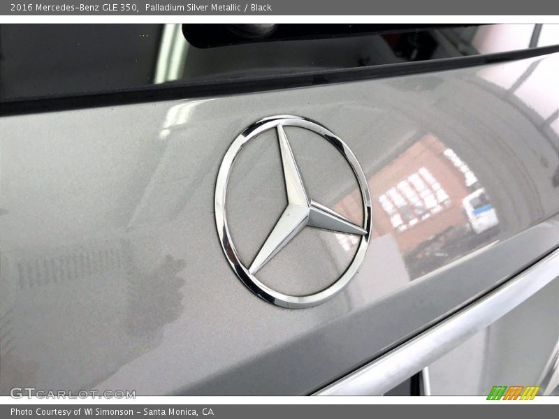 Palladium Silver Metallic / Black 2016 Mercedes-Benz GLE 350