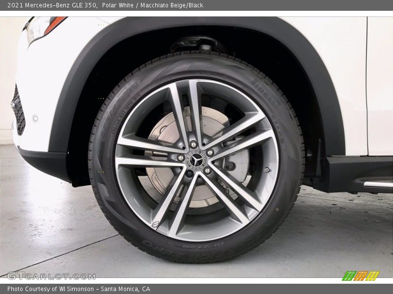 Polar White / Macchiato Beige/Black 2021 Mercedes-Benz GLE 350