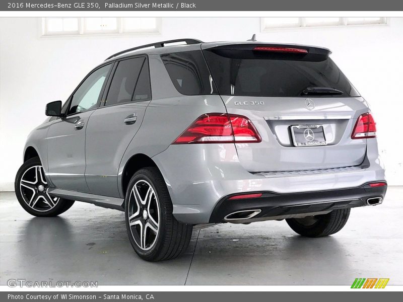 Palladium Silver Metallic / Black 2016 Mercedes-Benz GLE 350