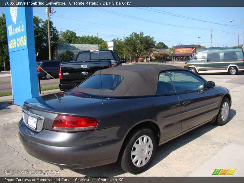 Graphite Metallic / Dark Slate Gray 2005 Chrysler Sebring Convertible