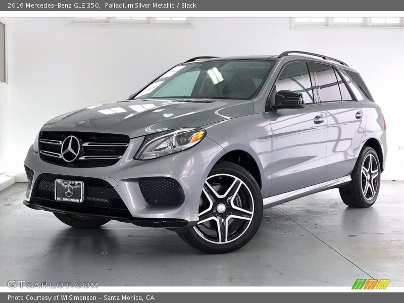 Palladium Silver Metallic / Black 2016 Mercedes-Benz GLE 350