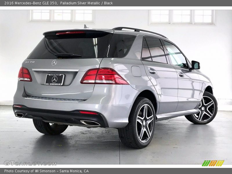 Palladium Silver Metallic / Black 2016 Mercedes-Benz GLE 350