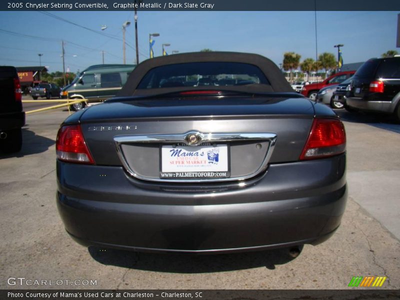 Graphite Metallic / Dark Slate Gray 2005 Chrysler Sebring Convertible