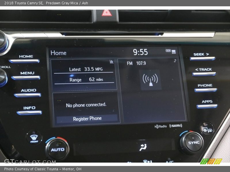 Predawn Gray Mica / Ash 2018 Toyota Camry SE