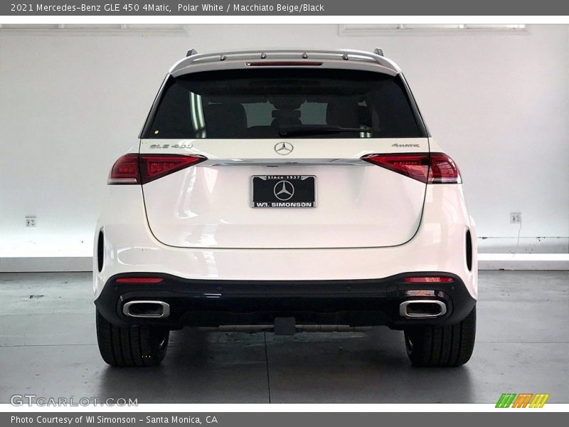 Polar White / Macchiato Beige/Black 2021 Mercedes-Benz GLE 450 4Matic