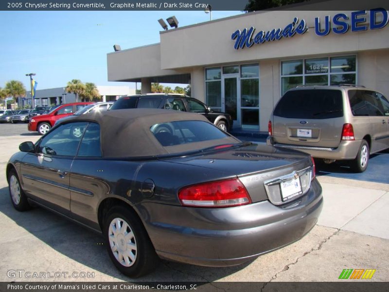 Graphite Metallic / Dark Slate Gray 2005 Chrysler Sebring Convertible