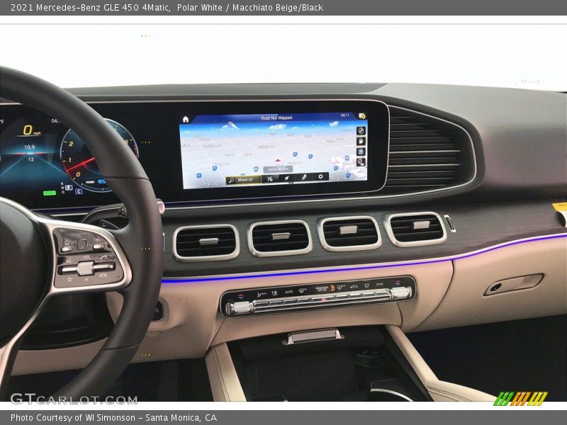 Polar White / Macchiato Beige/Black 2021 Mercedes-Benz GLE 450 4Matic