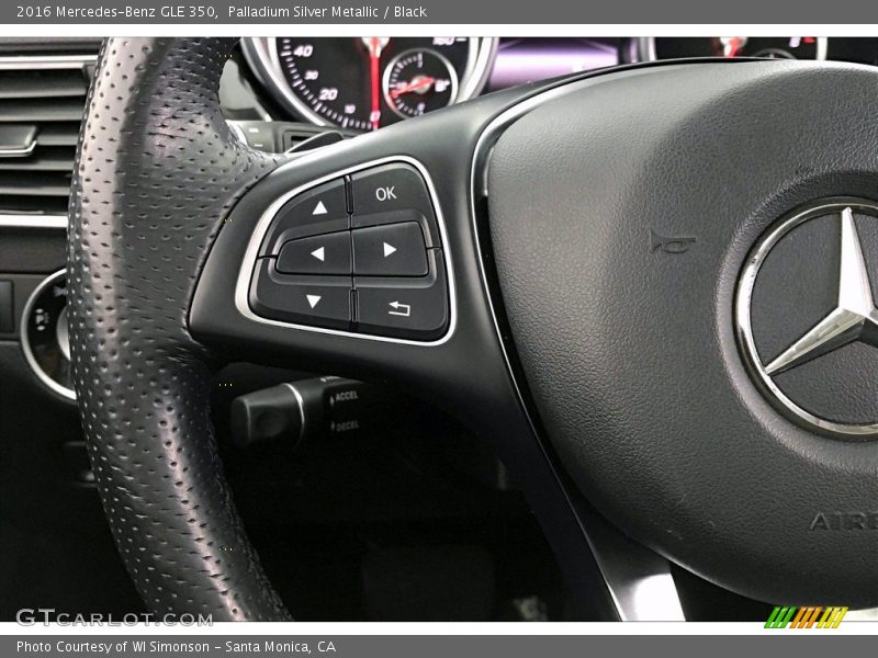 Palladium Silver Metallic / Black 2016 Mercedes-Benz GLE 350