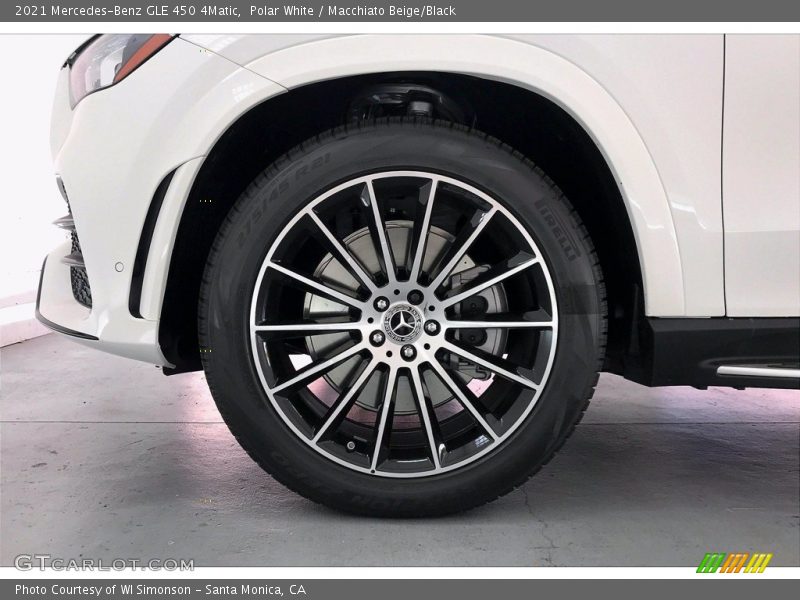 Polar White / Macchiato Beige/Black 2021 Mercedes-Benz GLE 450 4Matic