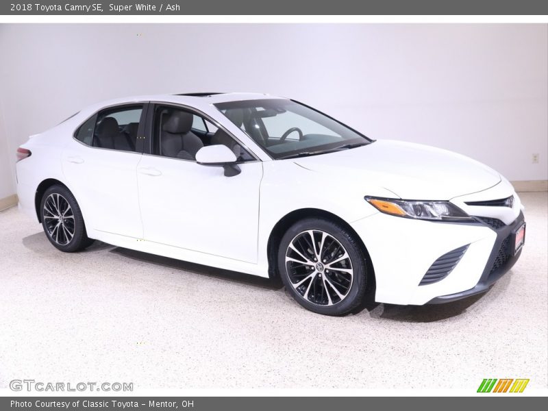 Super White / Ash 2018 Toyota Camry SE