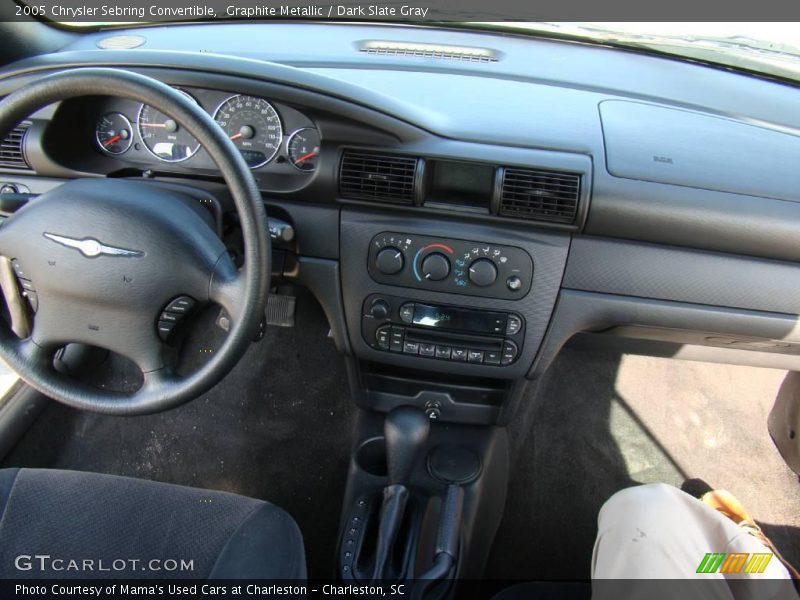 Graphite Metallic / Dark Slate Gray 2005 Chrysler Sebring Convertible