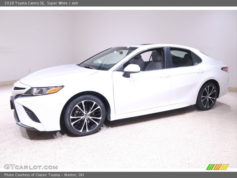 Super White / Ash 2018 Toyota Camry SE