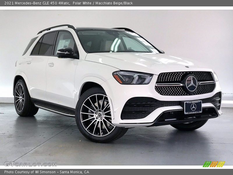 Polar White / Macchiato Beige/Black 2021 Mercedes-Benz GLE 450 4Matic