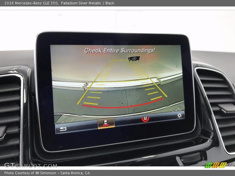 Palladium Silver Metallic / Black 2016 Mercedes-Benz GLE 350