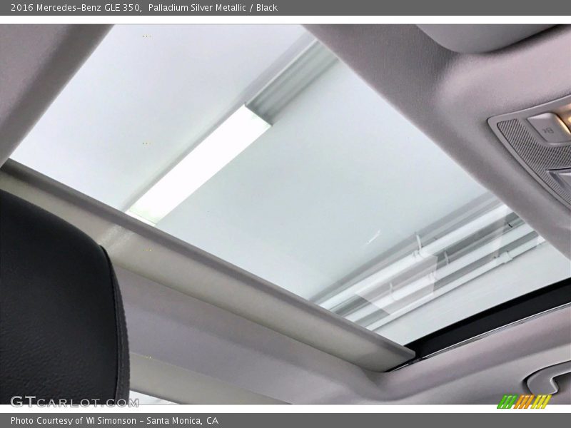 Palladium Silver Metallic / Black 2016 Mercedes-Benz GLE 350