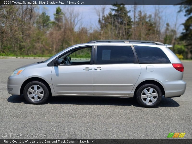 Silver Shadow Pearl / Stone Gray 2004 Toyota Sienna CE