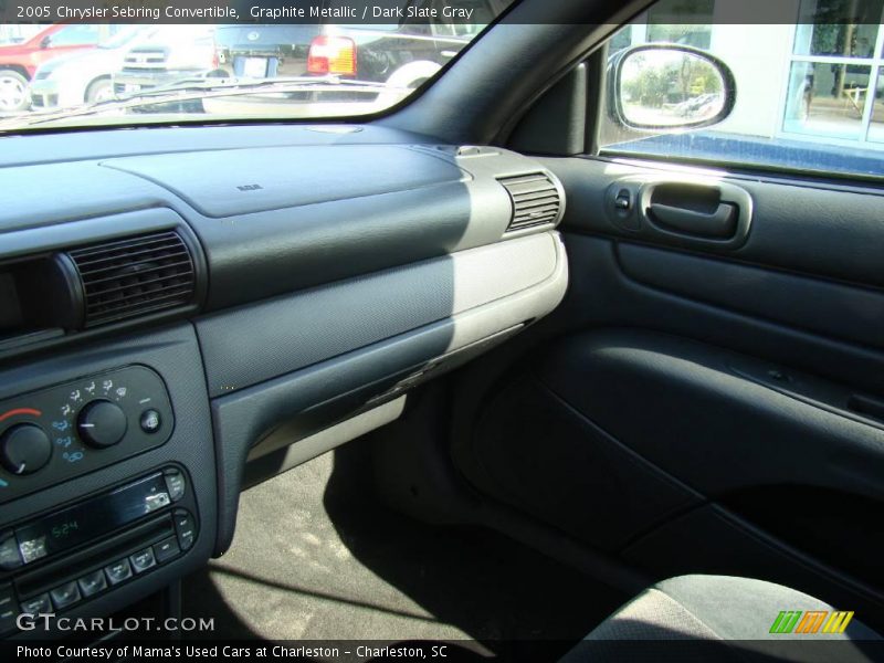 Graphite Metallic / Dark Slate Gray 2005 Chrysler Sebring Convertible