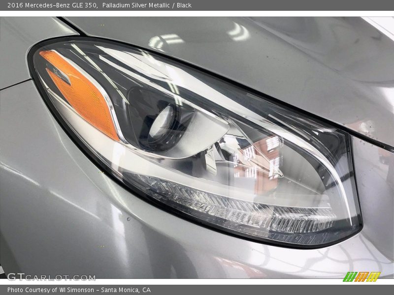 Palladium Silver Metallic / Black 2016 Mercedes-Benz GLE 350