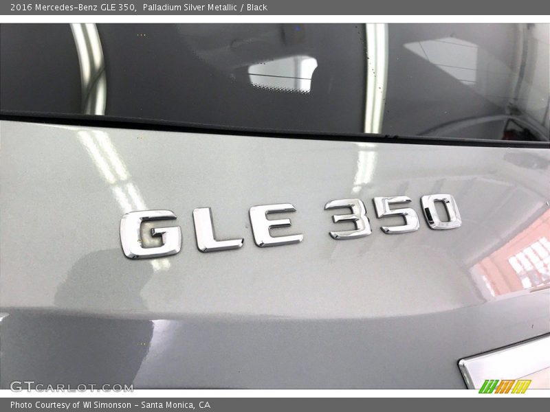 Palladium Silver Metallic / Black 2016 Mercedes-Benz GLE 350