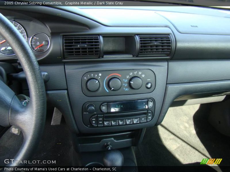 Graphite Metallic / Dark Slate Gray 2005 Chrysler Sebring Convertible