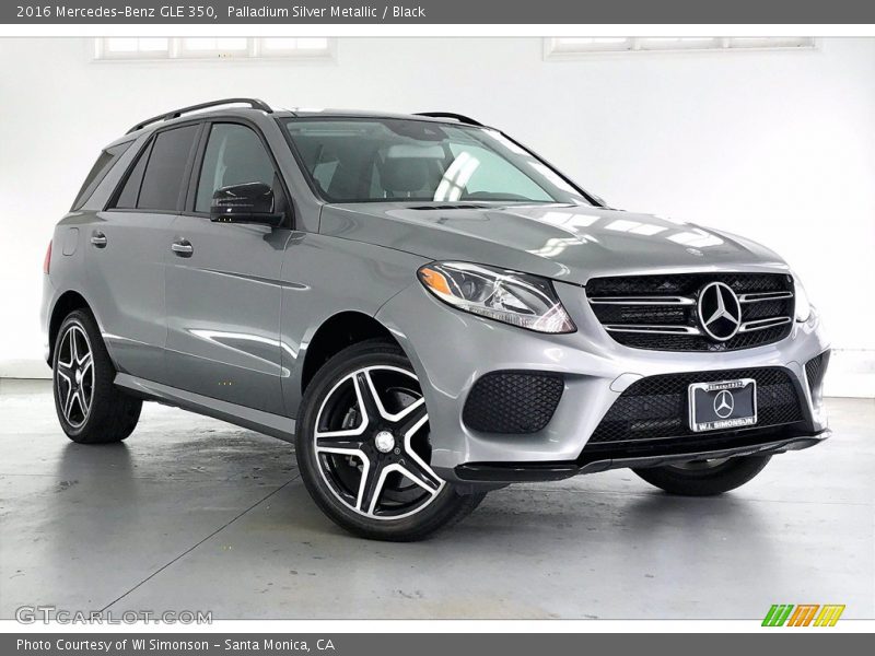 Palladium Silver Metallic / Black 2016 Mercedes-Benz GLE 350