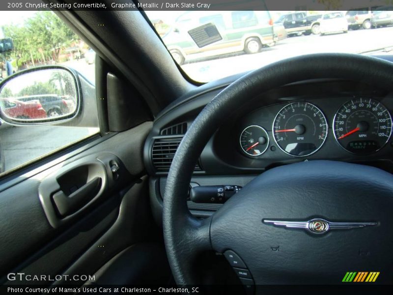 Graphite Metallic / Dark Slate Gray 2005 Chrysler Sebring Convertible