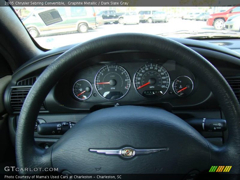 Graphite Metallic / Dark Slate Gray 2005 Chrysler Sebring Convertible