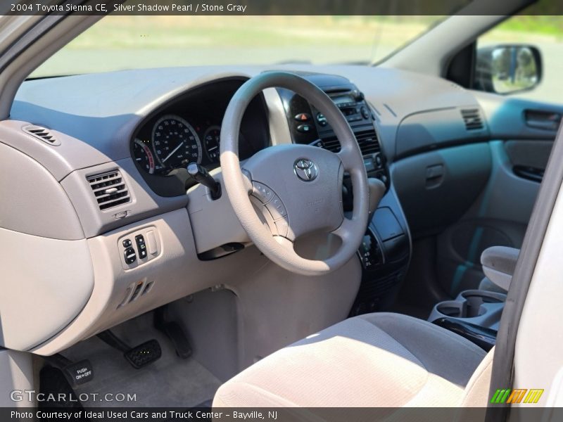 Silver Shadow Pearl / Stone Gray 2004 Toyota Sienna CE