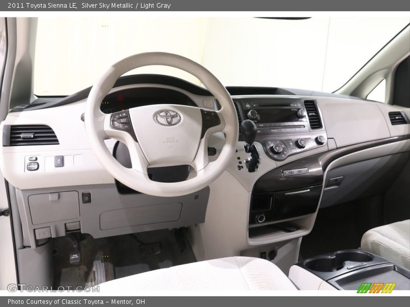 Silver Sky Metallic / Light Gray 2011 Toyota Sienna LE