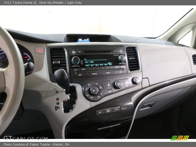 Silver Sky Metallic / Light Gray 2011 Toyota Sienna LE