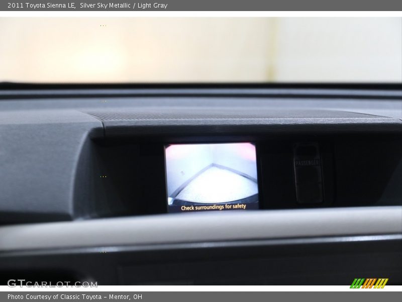 Silver Sky Metallic / Light Gray 2011 Toyota Sienna LE