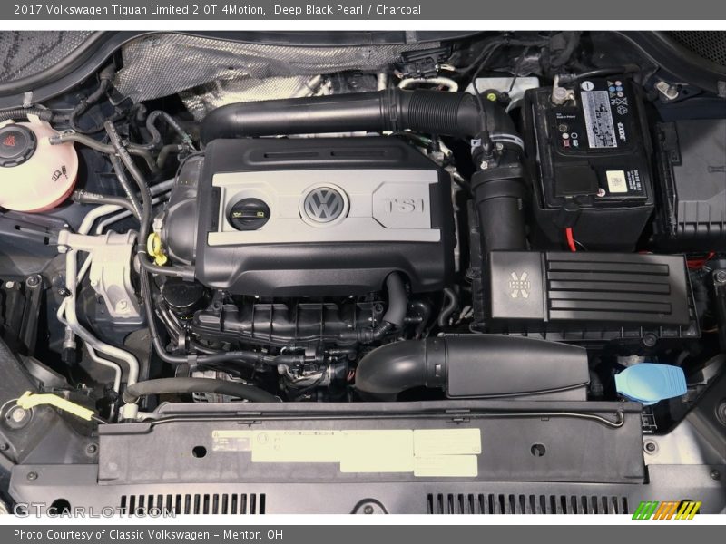 Deep Black Pearl / Charcoal 2017 Volkswagen Tiguan Limited 2.0T 4Motion