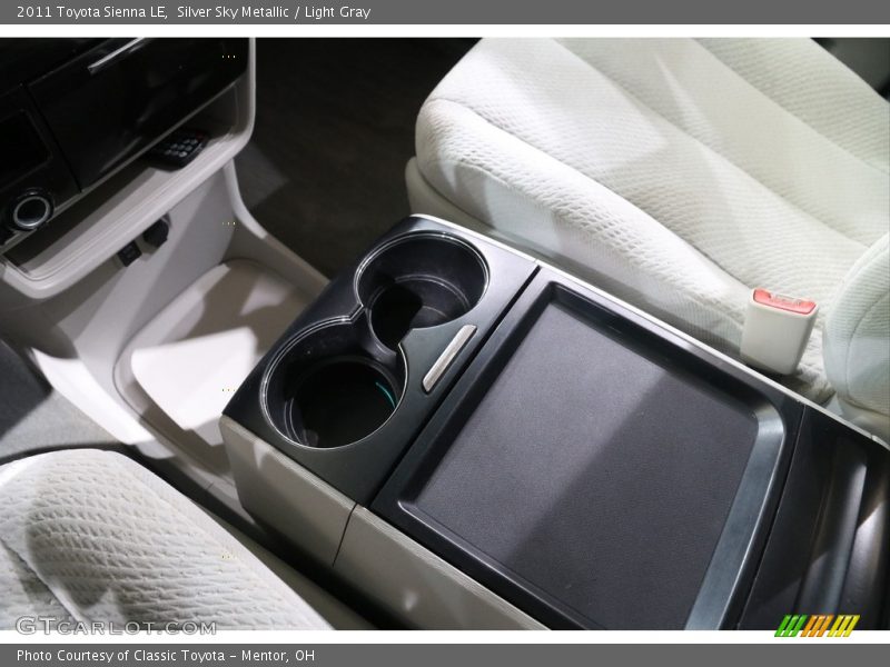 Silver Sky Metallic / Light Gray 2011 Toyota Sienna LE