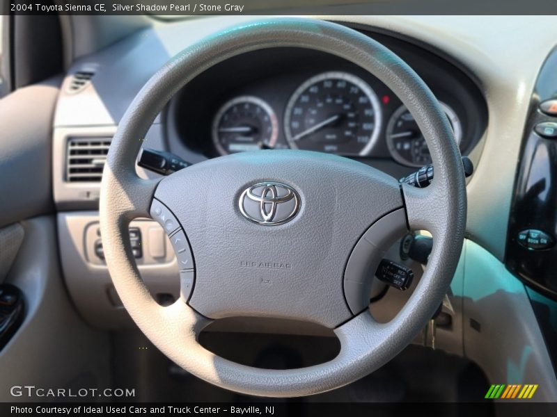Silver Shadow Pearl / Stone Gray 2004 Toyota Sienna CE