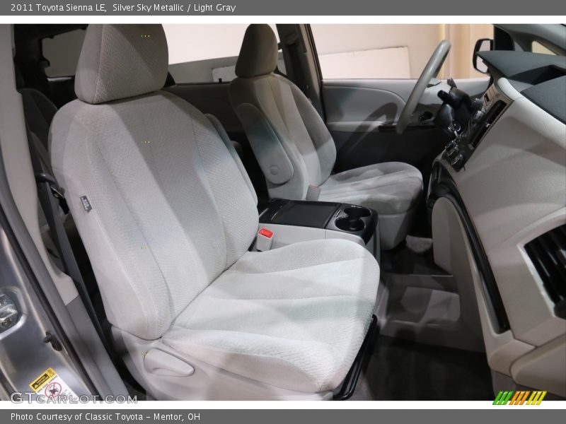 Silver Sky Metallic / Light Gray 2011 Toyota Sienna LE