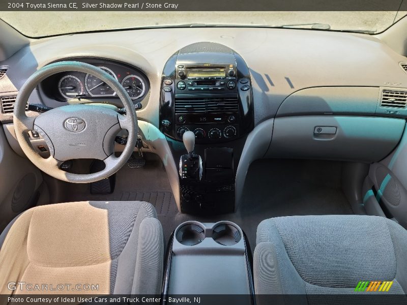 Silver Shadow Pearl / Stone Gray 2004 Toyota Sienna CE