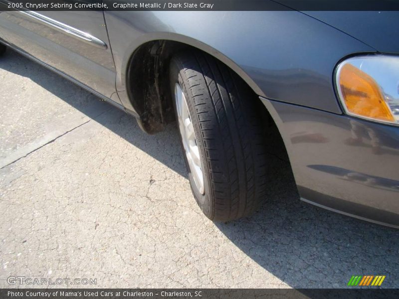 Graphite Metallic / Dark Slate Gray 2005 Chrysler Sebring Convertible