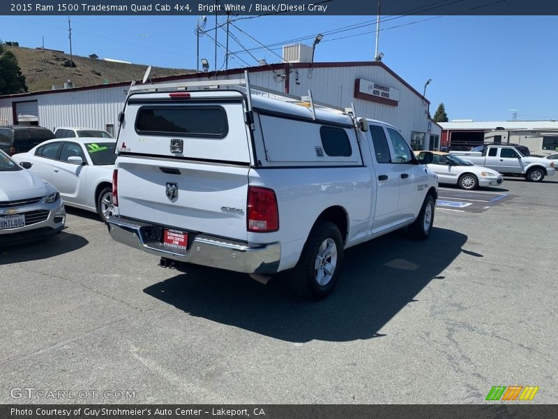 Bright White / Black/Diesel Gray 2015 Ram 1500 Tradesman Quad Cab 4x4