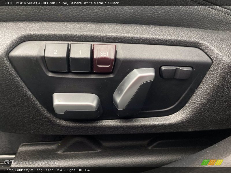 Mineral White Metallic / Black 2018 BMW 4 Series 430i Gran Coupe