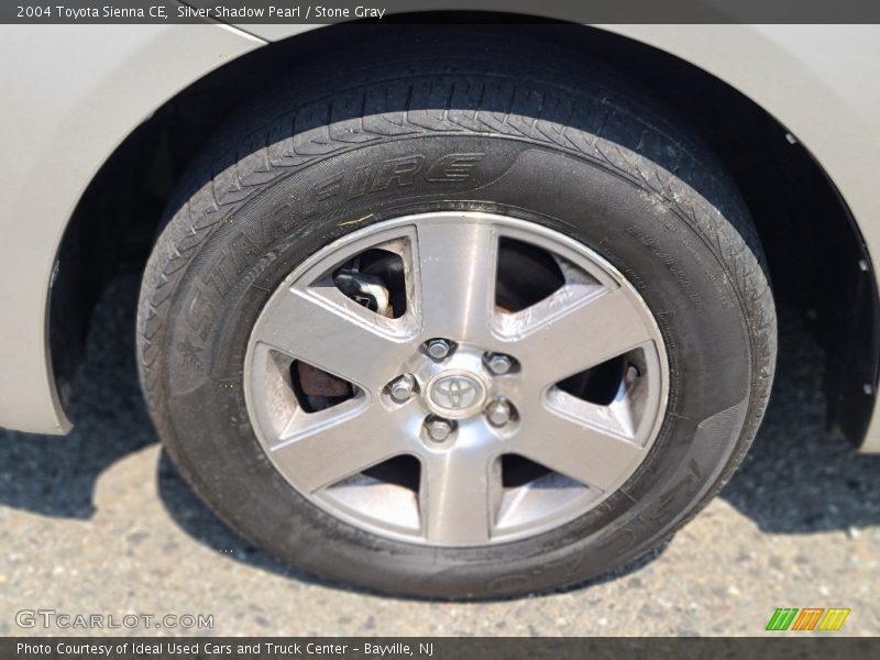 Silver Shadow Pearl / Stone Gray 2004 Toyota Sienna CE