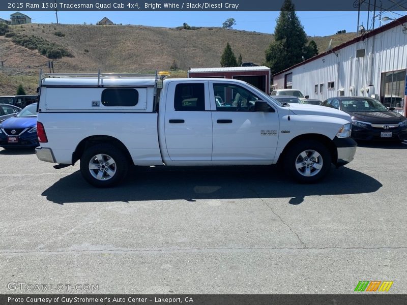 Bright White / Black/Diesel Gray 2015 Ram 1500 Tradesman Quad Cab 4x4