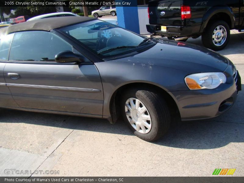 Graphite Metallic / Dark Slate Gray 2005 Chrysler Sebring Convertible