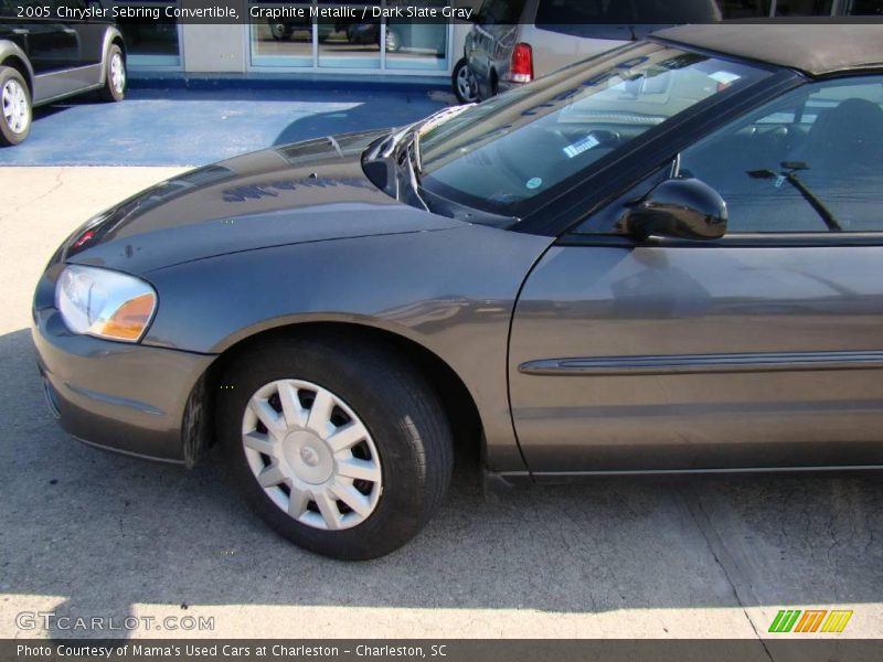 Graphite Metallic / Dark Slate Gray 2005 Chrysler Sebring Convertible