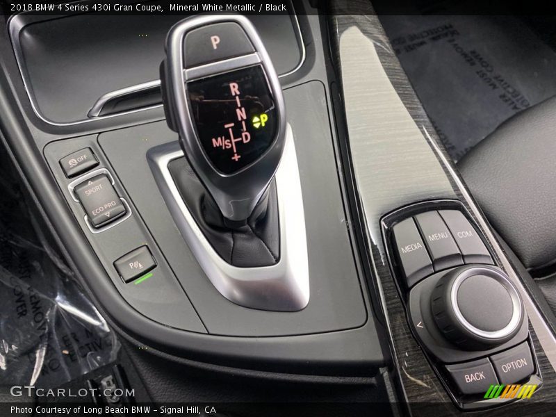 Mineral White Metallic / Black 2018 BMW 4 Series 430i Gran Coupe