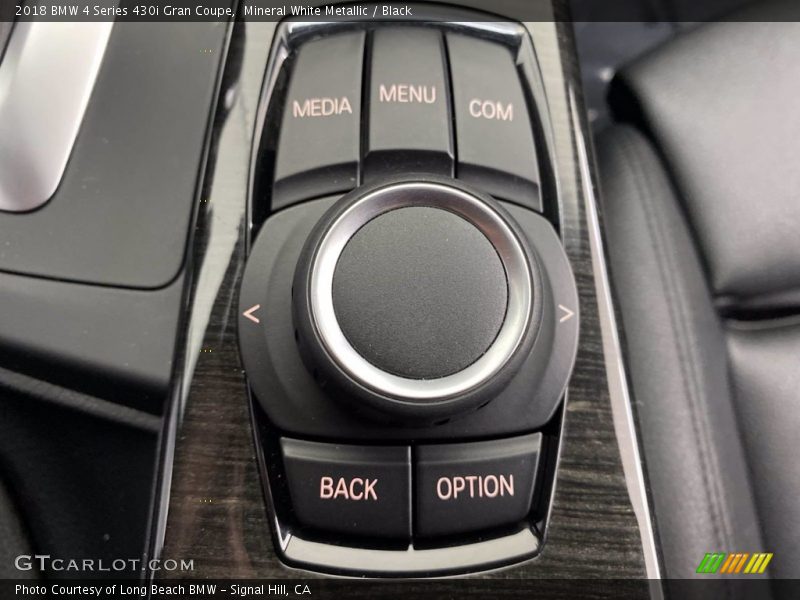 Mineral White Metallic / Black 2018 BMW 4 Series 430i Gran Coupe