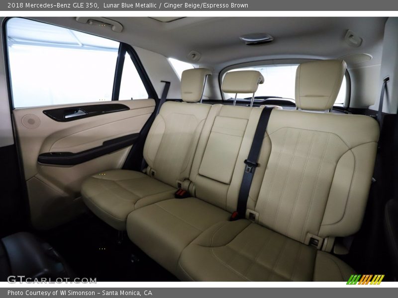 Lunar Blue Metallic / Ginger Beige/Espresso Brown 2018 Mercedes-Benz GLE 350