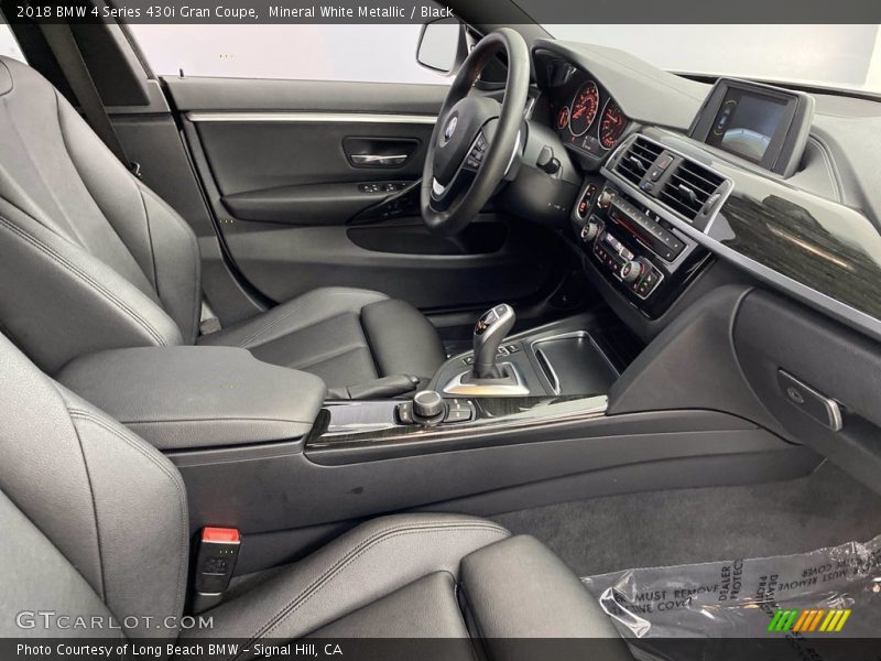 Mineral White Metallic / Black 2018 BMW 4 Series 430i Gran Coupe